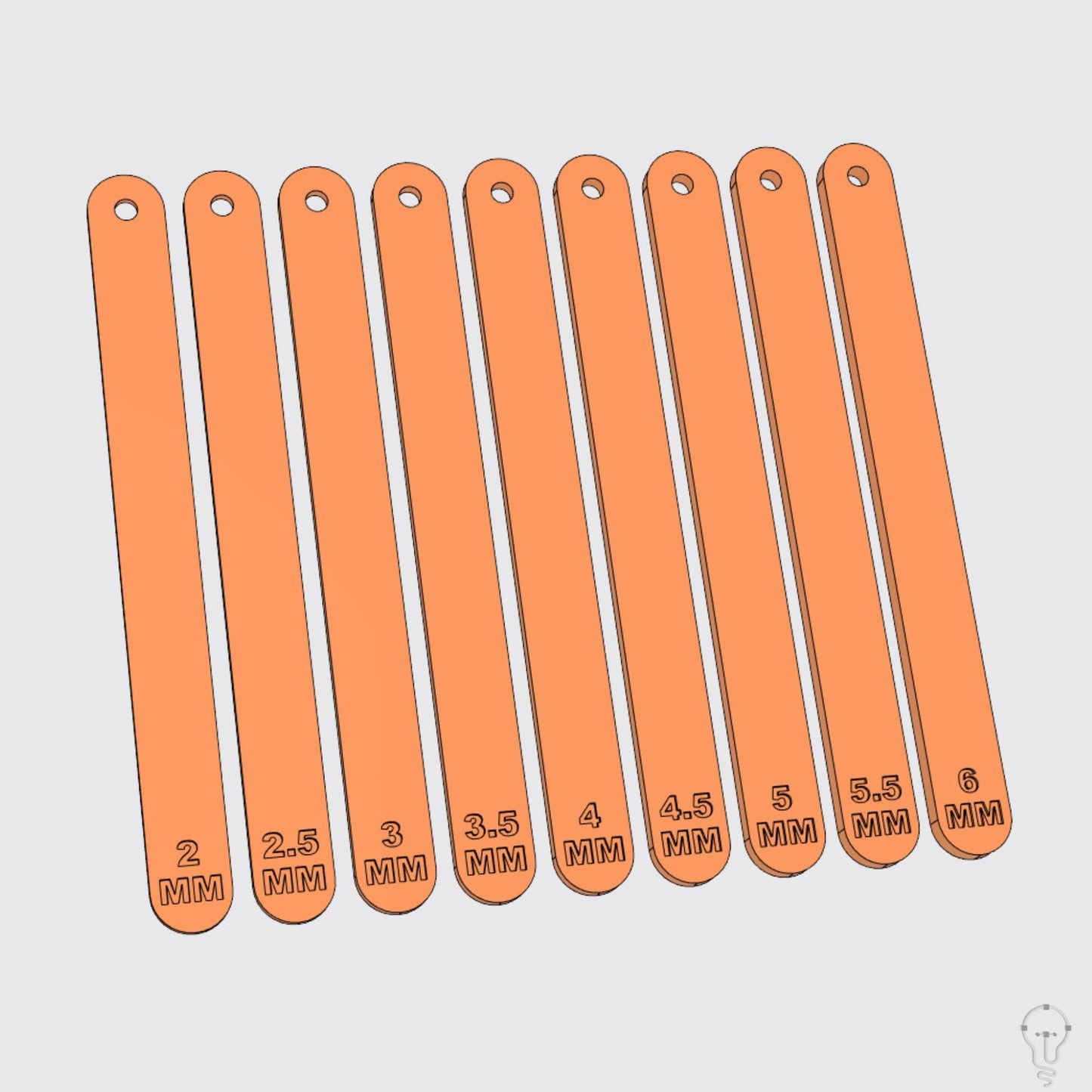 Clay Depth Guide Tool STL Files for 3D Printing