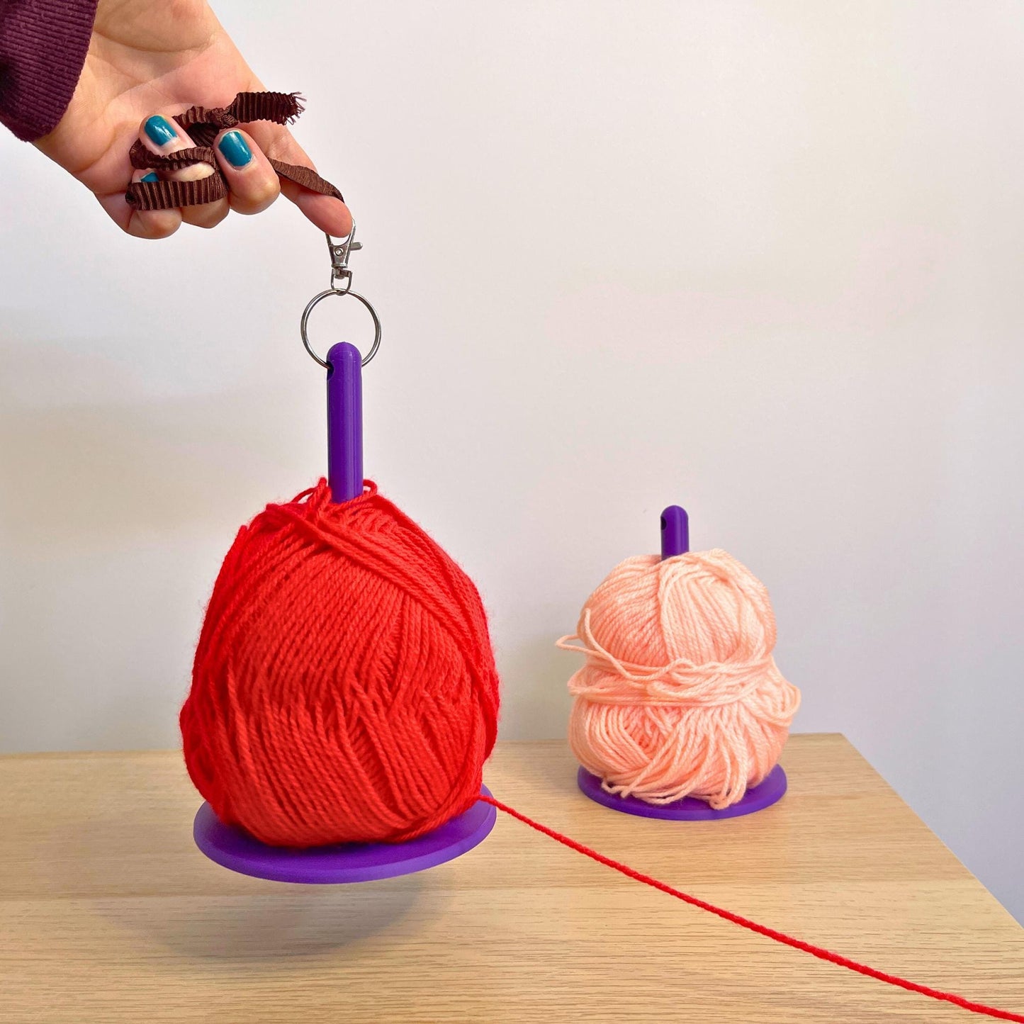 Portable Hanging Yarn Holder STL Files for 3D Printing