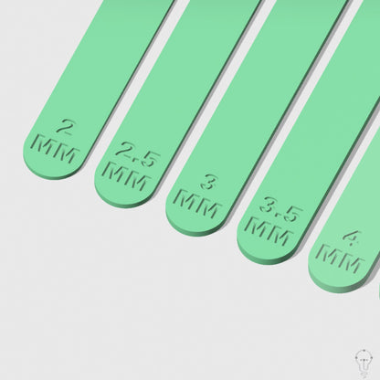 Clay Depth Guide Tool STL Files for 3D Printing