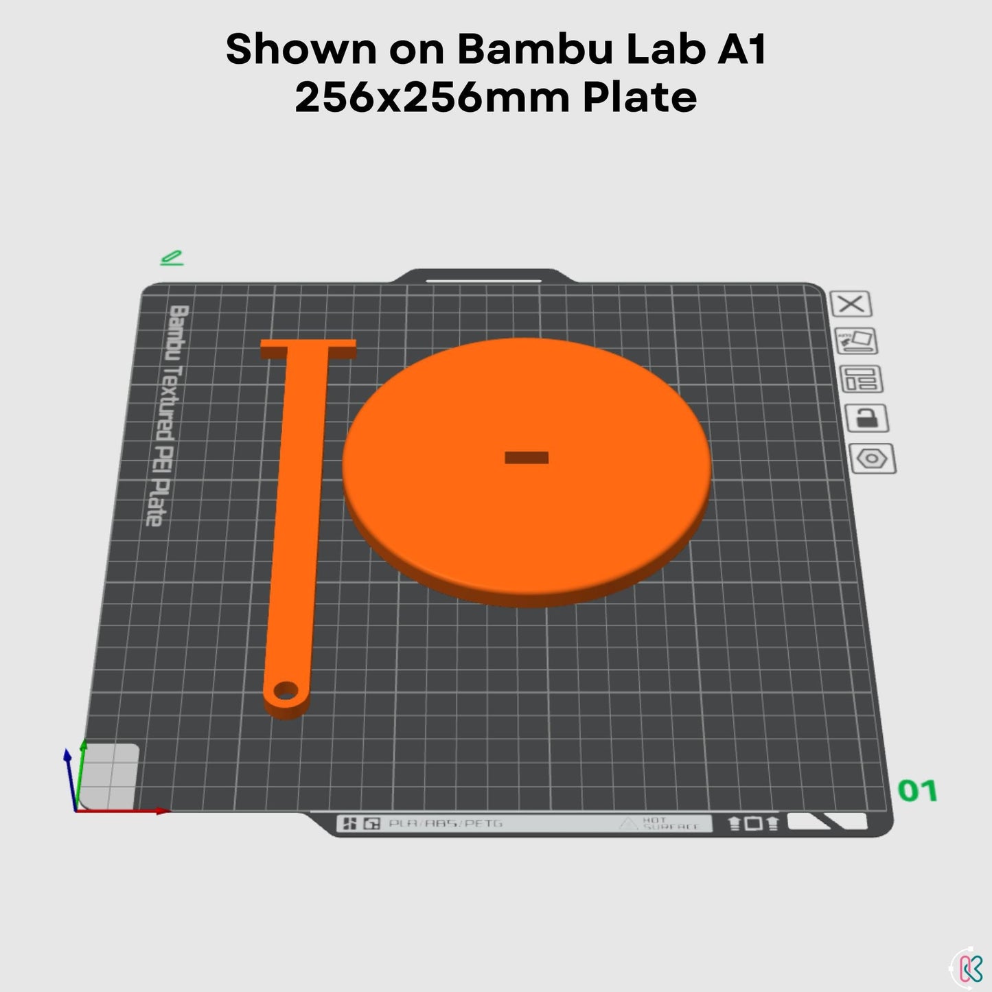 Portable Hanging Yarn Holder STL Files for 3D Printing