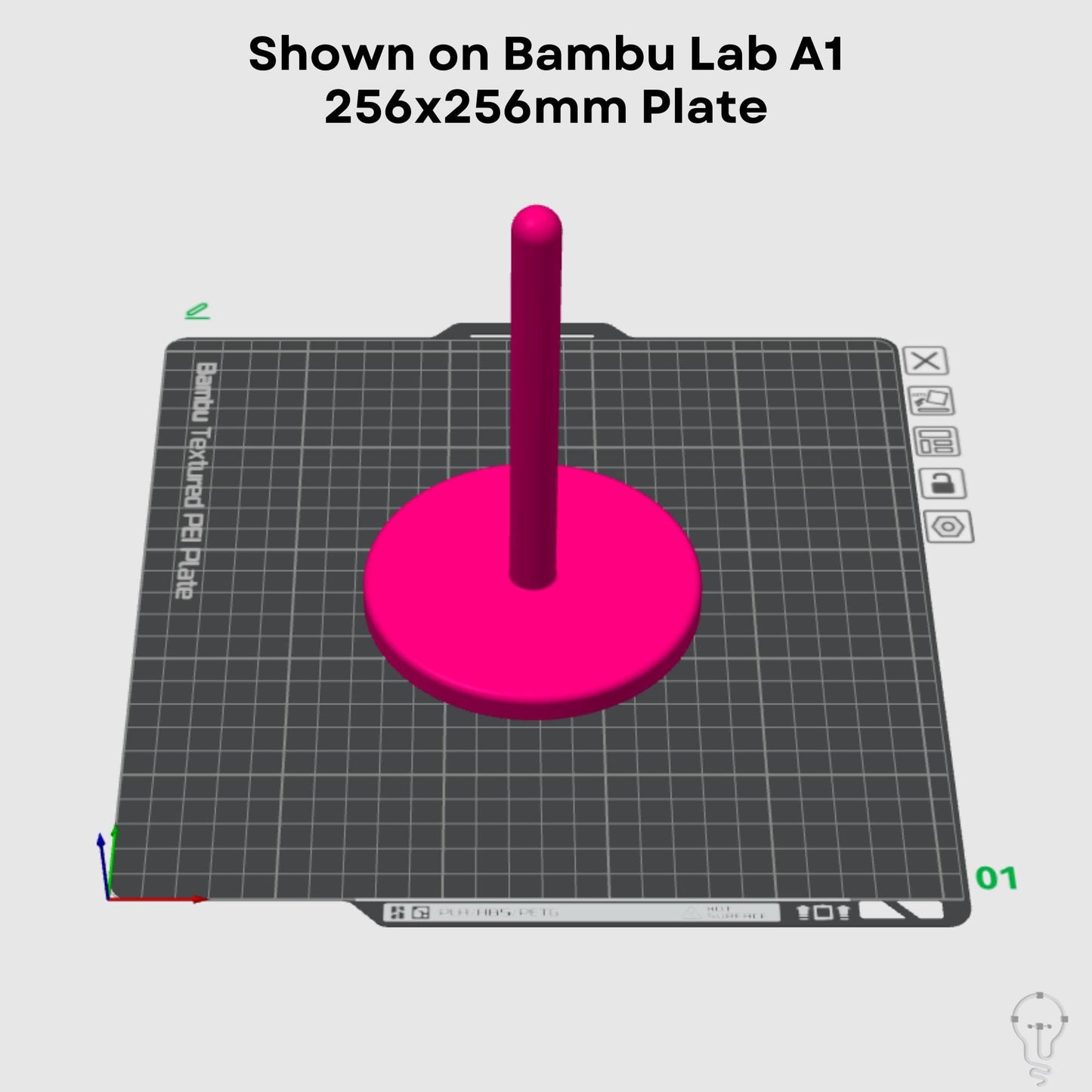 Rotating Yarn Holder STL Files for 3D Printing