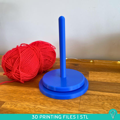Rotating Yarn Holder STL Files for 3D Printing