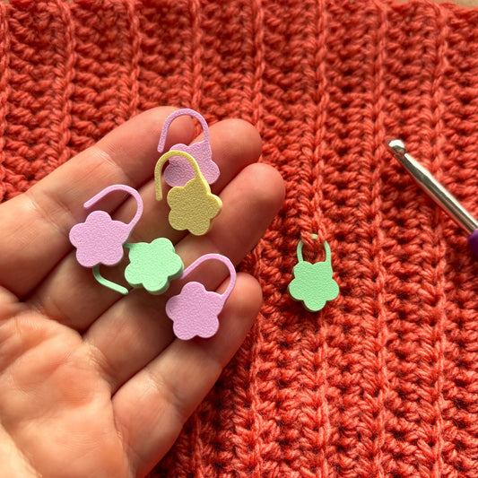 Flower Stitch Marker | Set of 20