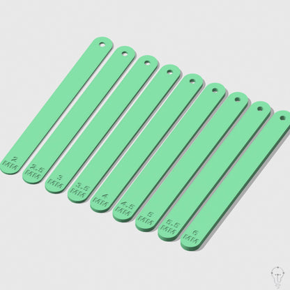Clay Depth Guide Tool STL Files for 3D Printing