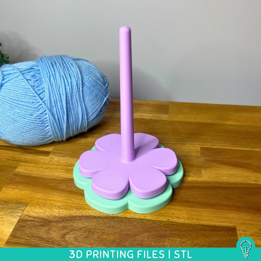 Rotating Yarn Holder STL Files for 3D Printing