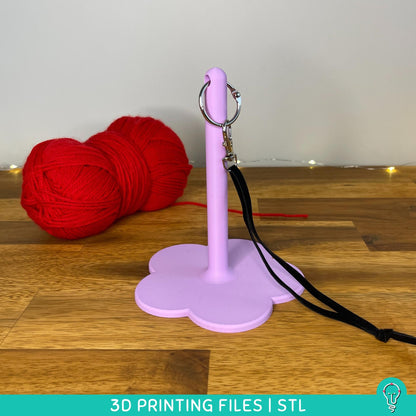 Portable Hanging Yarn Holder STL Files for 3D Printing