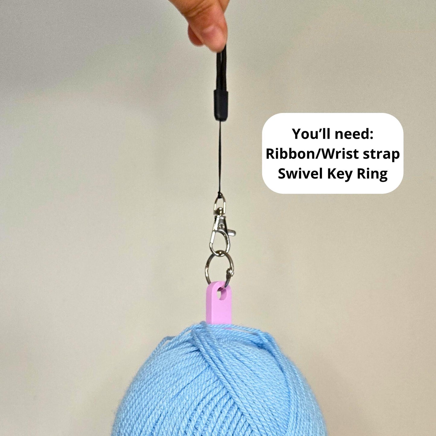 Portable Hanging Yarn Holder STL Files for 3D Printing