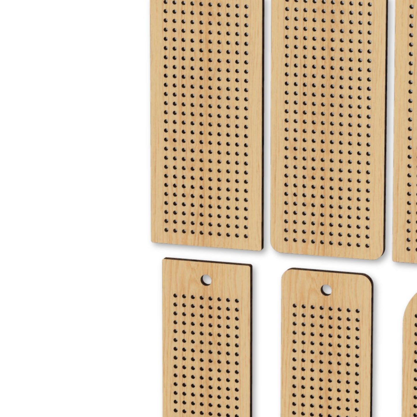 Cross stitch Bookmark Bundle SVG Files for Laser Cutting