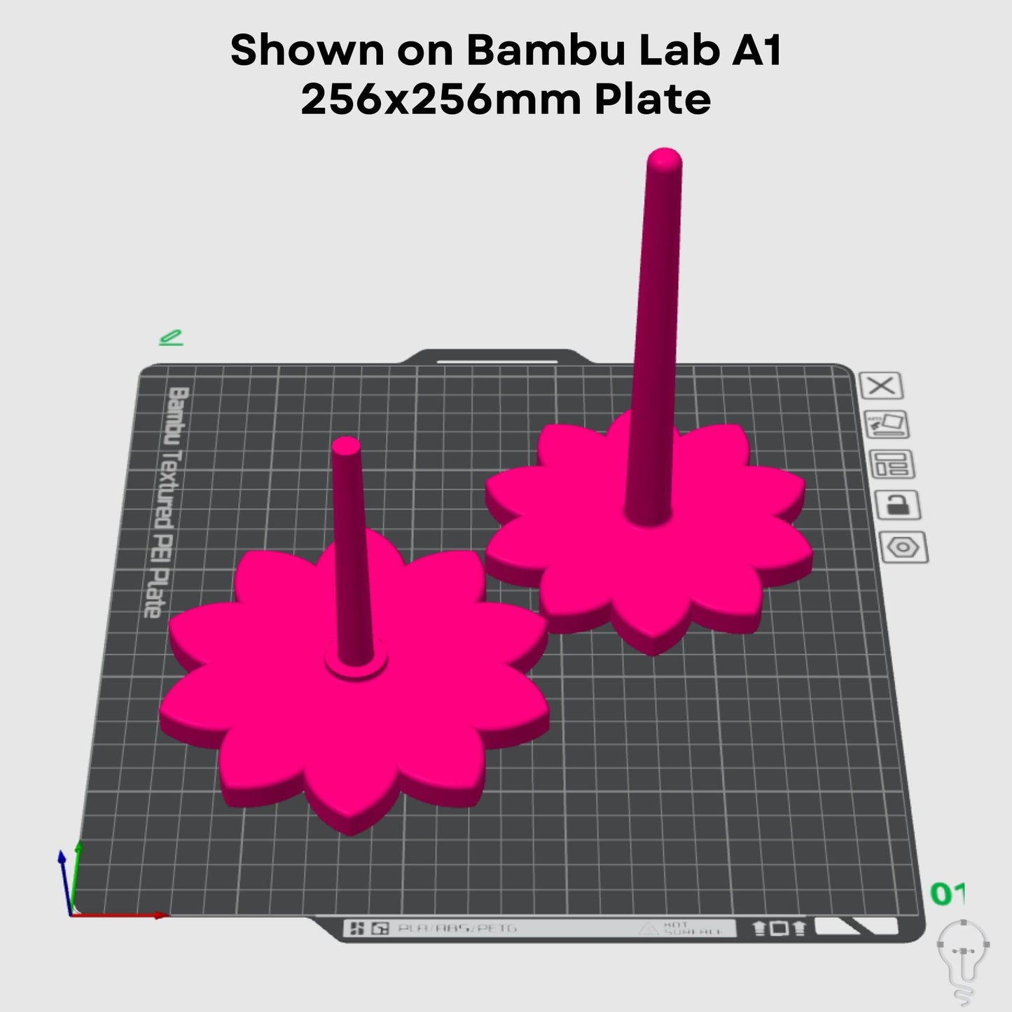 Rotating Yarn Holder STL Files for 3D Printing