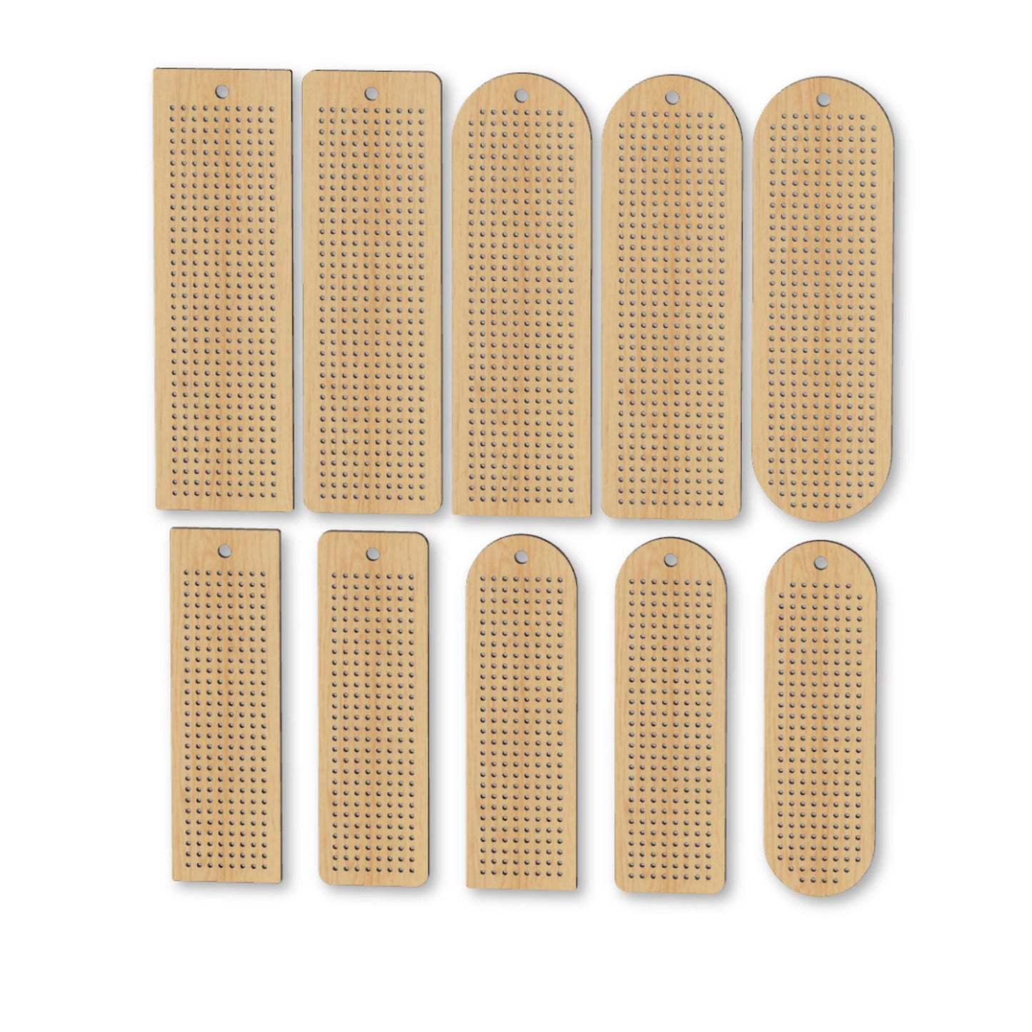 Cross stitch Bookmark Bundle SVG Files for Laser Cutting