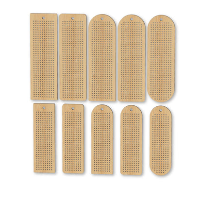 Cross stitch Bookmark Bundle SVG Files for Laser Cutting