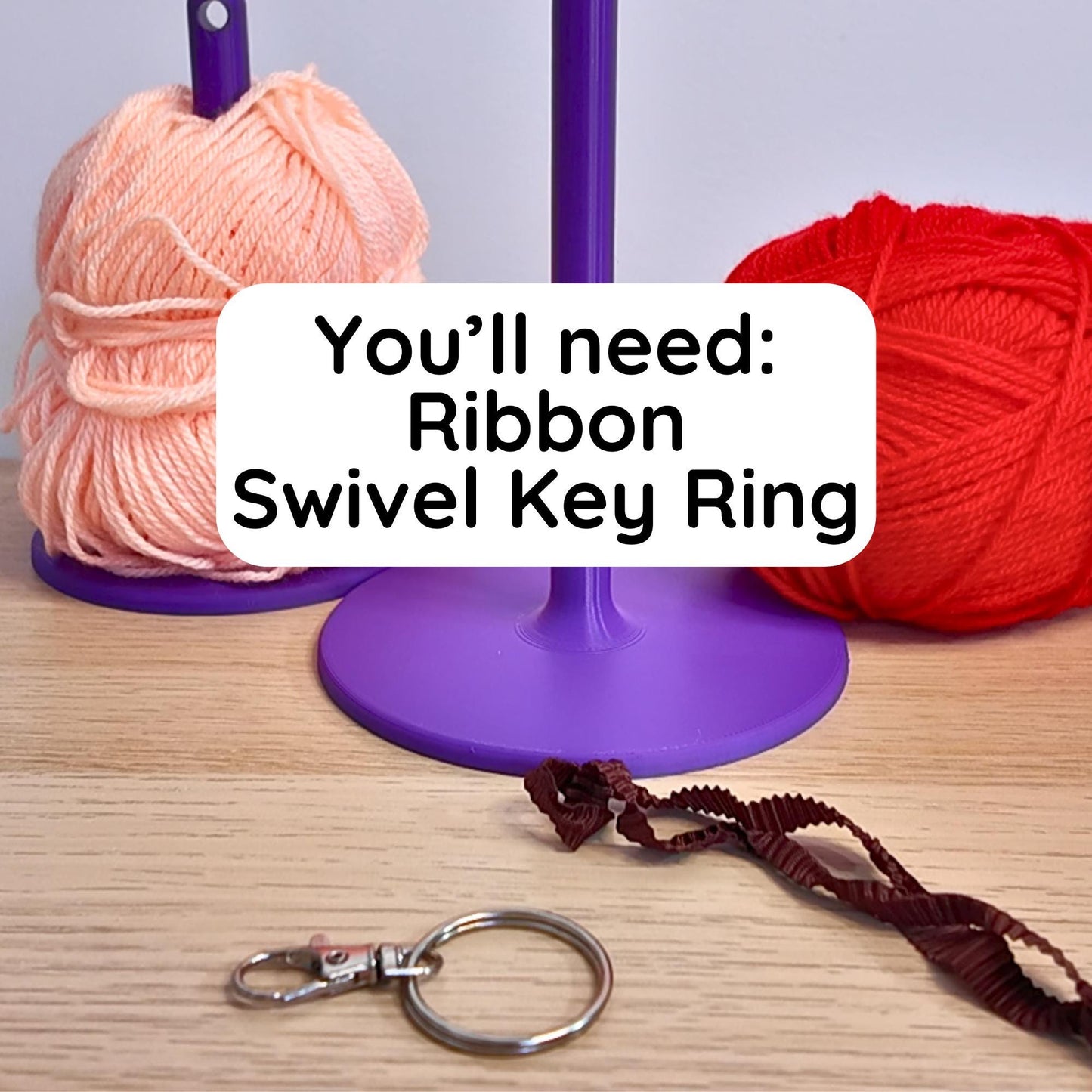 Portable Hanging Yarn Holder STL Files for 3D Printing