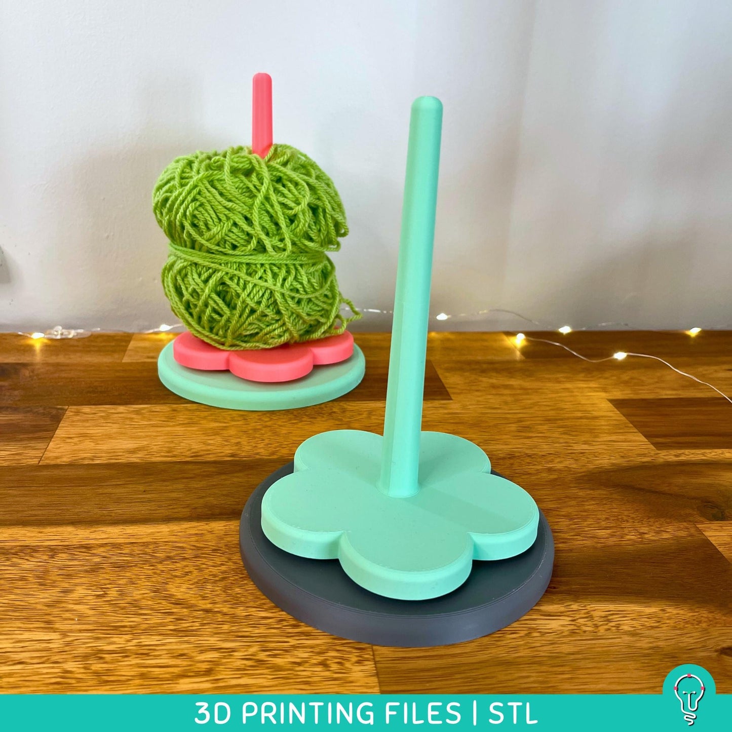 Rotating Yarn Holder STL Files for 3D Printing
