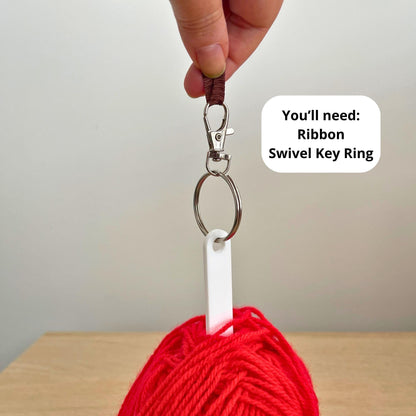 Portable Hanging Yarn Holder SVG Files for Laser Cutting