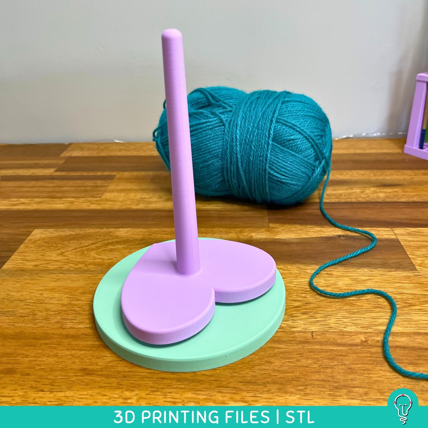Rotating Yarn Holder STL Files for 3D Printingq