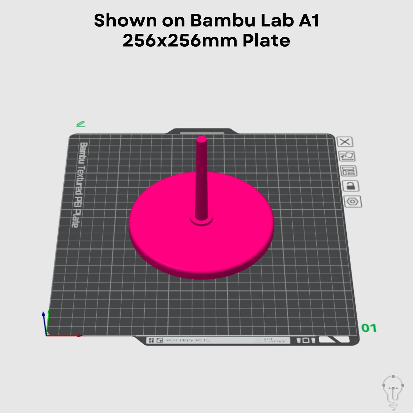 Rotating Yarn Holder STL Files for 3D Printing
