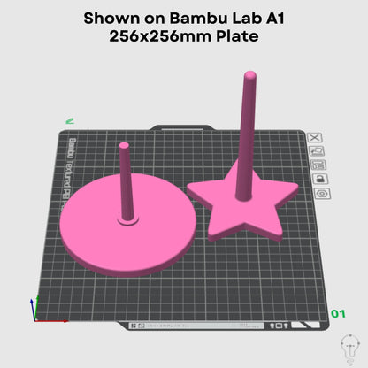 Rotating Yarn Holder STL Files for 3D Printing