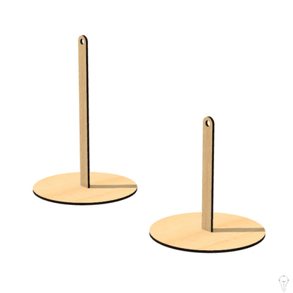Portable Hanging Yarn Holder SVG Files for Laser Cutting