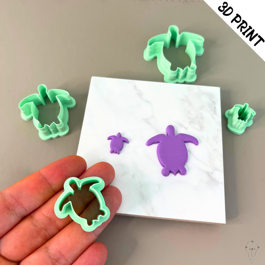 This is a 3D Print file for a Turtle shaped cutter - perfect for all sorts of crafts like polymer clay, air dry clay, cookies, ceramics and more. Easy to print and use!