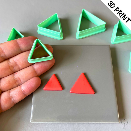 This is a 3D Print file for a Triangle shaped cutter - perfect for all sorts of crafts like polymer clay, air dry clay, cookies, ceramics and more. Easy to print and use!