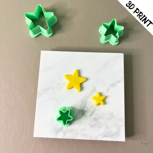 This is a 3D Print file for a Star shaped cutter - perfect for all sorts of crafts like polymer clay, air dry clay, cookies, ceramics and more. Easy to print and use!