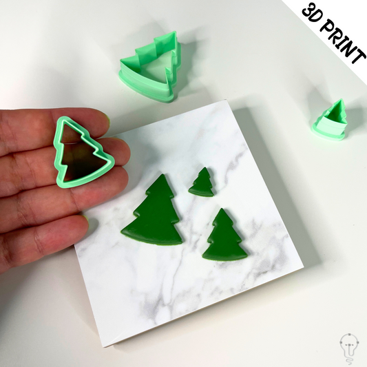 This is a 3D Print file for a Christmas Tree shaped cutter - perfect for all sorts of crafts like polymer clay, air dry clay, cookies, ceramics and more. Easy to print and use!