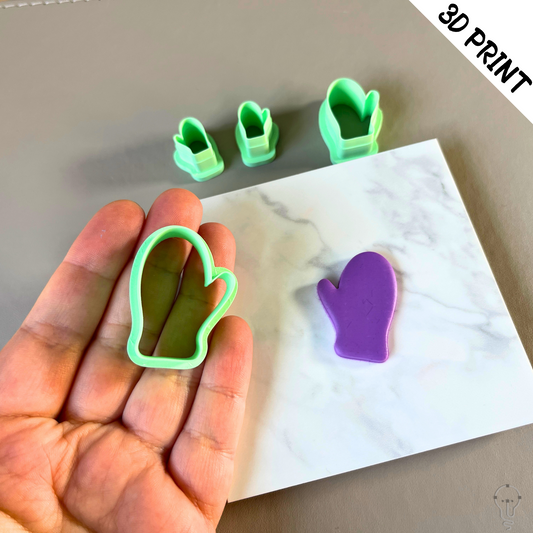 This is a 3D Print file for a Gloves shaped cutter - perfect for all sorts of crafts like polymer clay, air dry clay, cookies, ceramics and more. Easy to print and use!