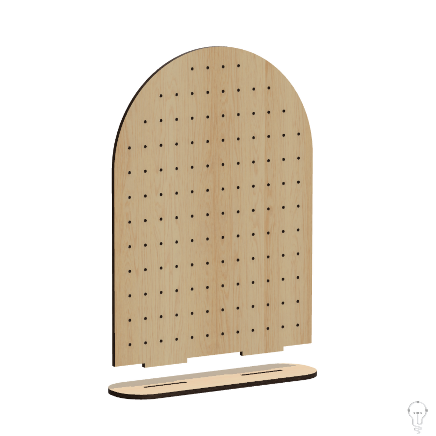 Arch Stud Earring Holder Laser Cutting File | SVG DXF PDF | Jewelry Organizer Home Decor