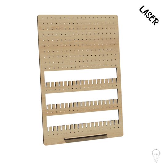 Tall Earring Holder Stand Laser Cutting Files | SVG DXF PDF | Earring Organizer Home Decor