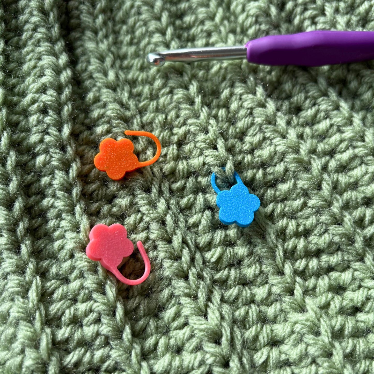 Flower Stitch Marker | Set of 20