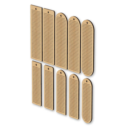 Cross stitch Bookmark Bundle SVG Files for Laser Cutting