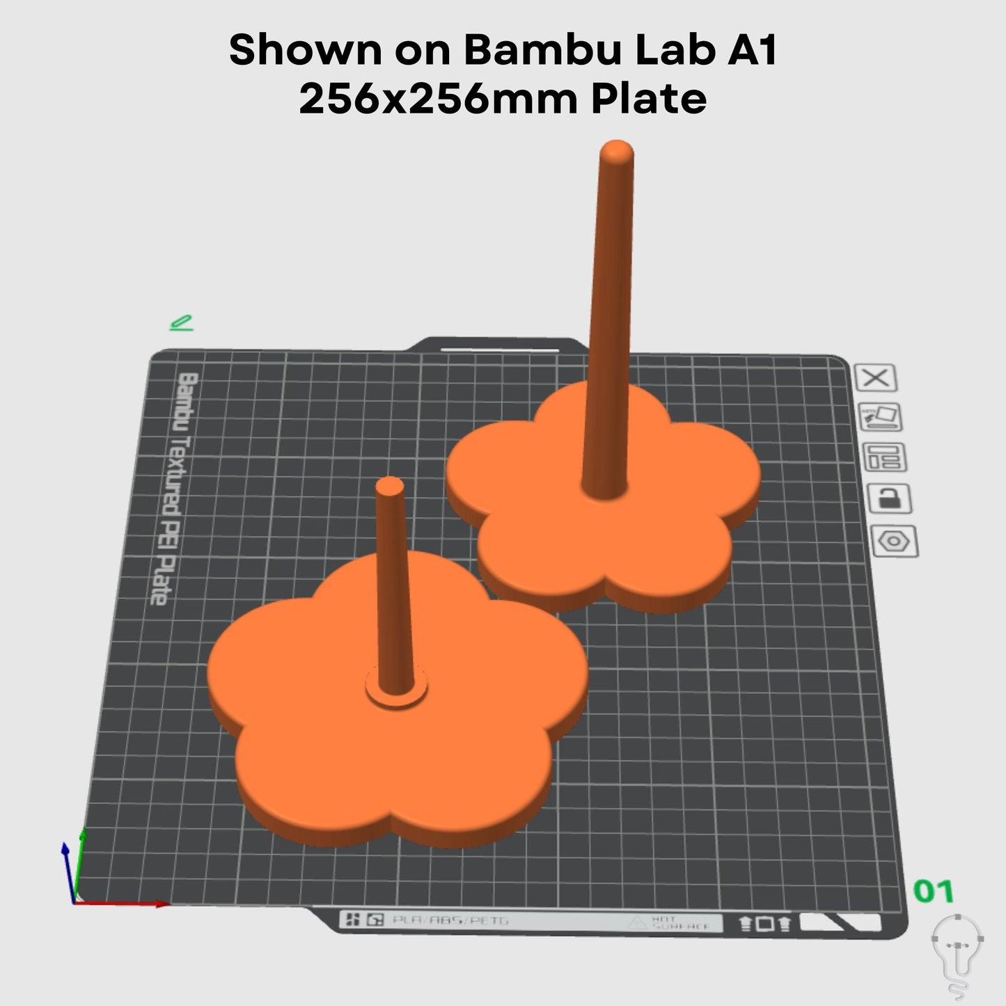 Rotating Yarn Holder STL Files for 3D Printing