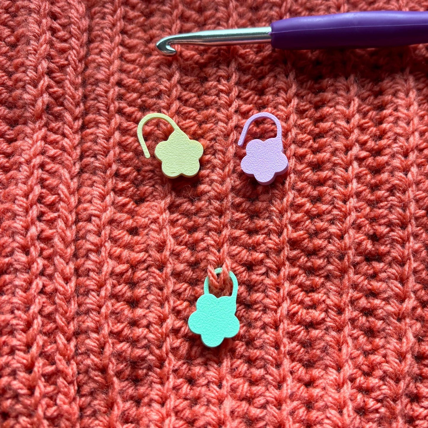 Flower Stitch Marker | Set of 20