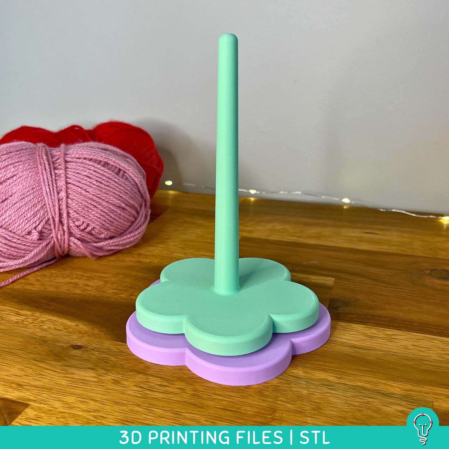 Rotating Yarn Holder STL Files for 3D Printing