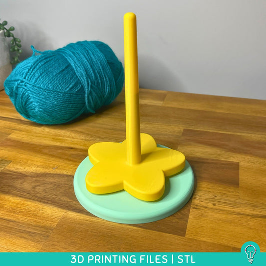 Rotating Yarn Holder STL Files for 3D Printing