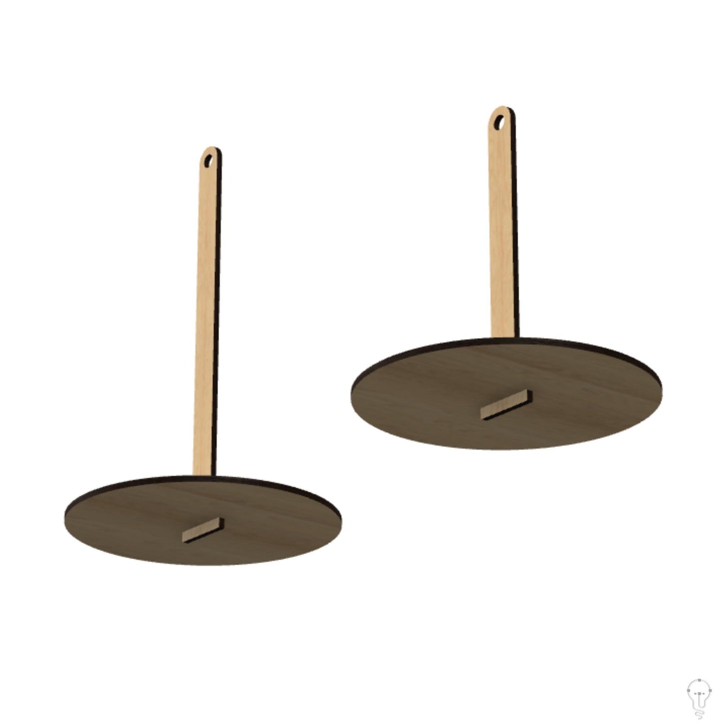 Portable Hanging Yarn Holder SVG Files for Laser Cutting