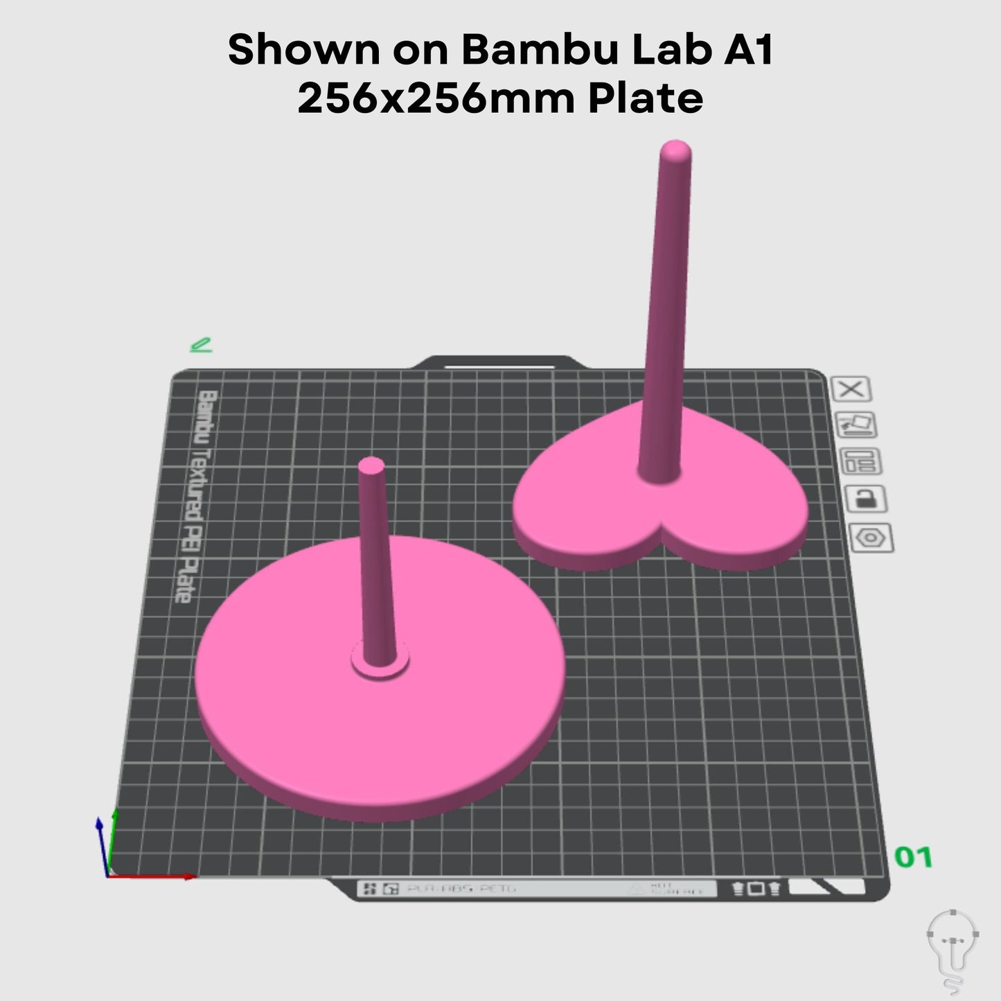 Rotating Yarn Holder STL Files for 3D Printingq