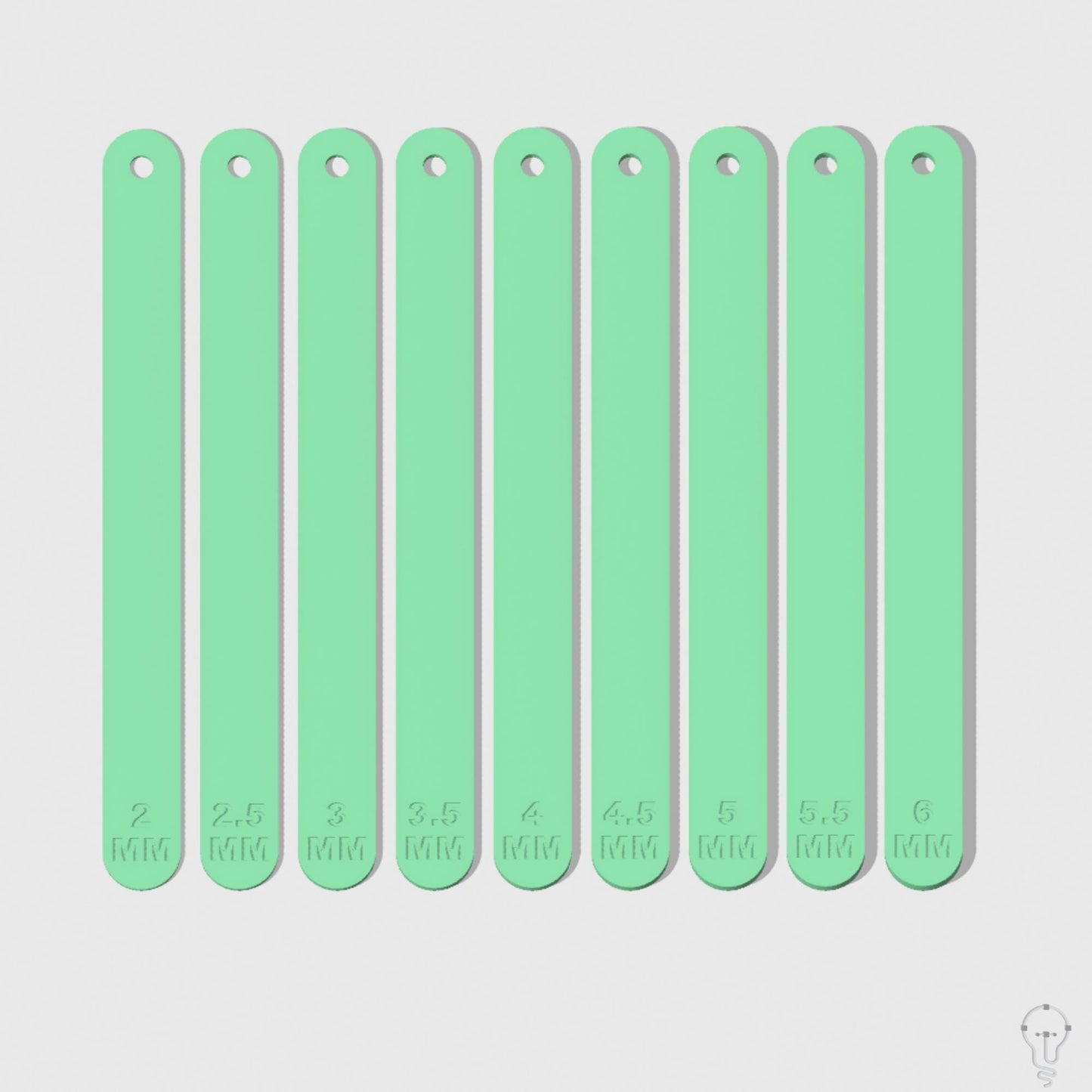 Clay Depth Guide Tool STL Files for 3D Printing