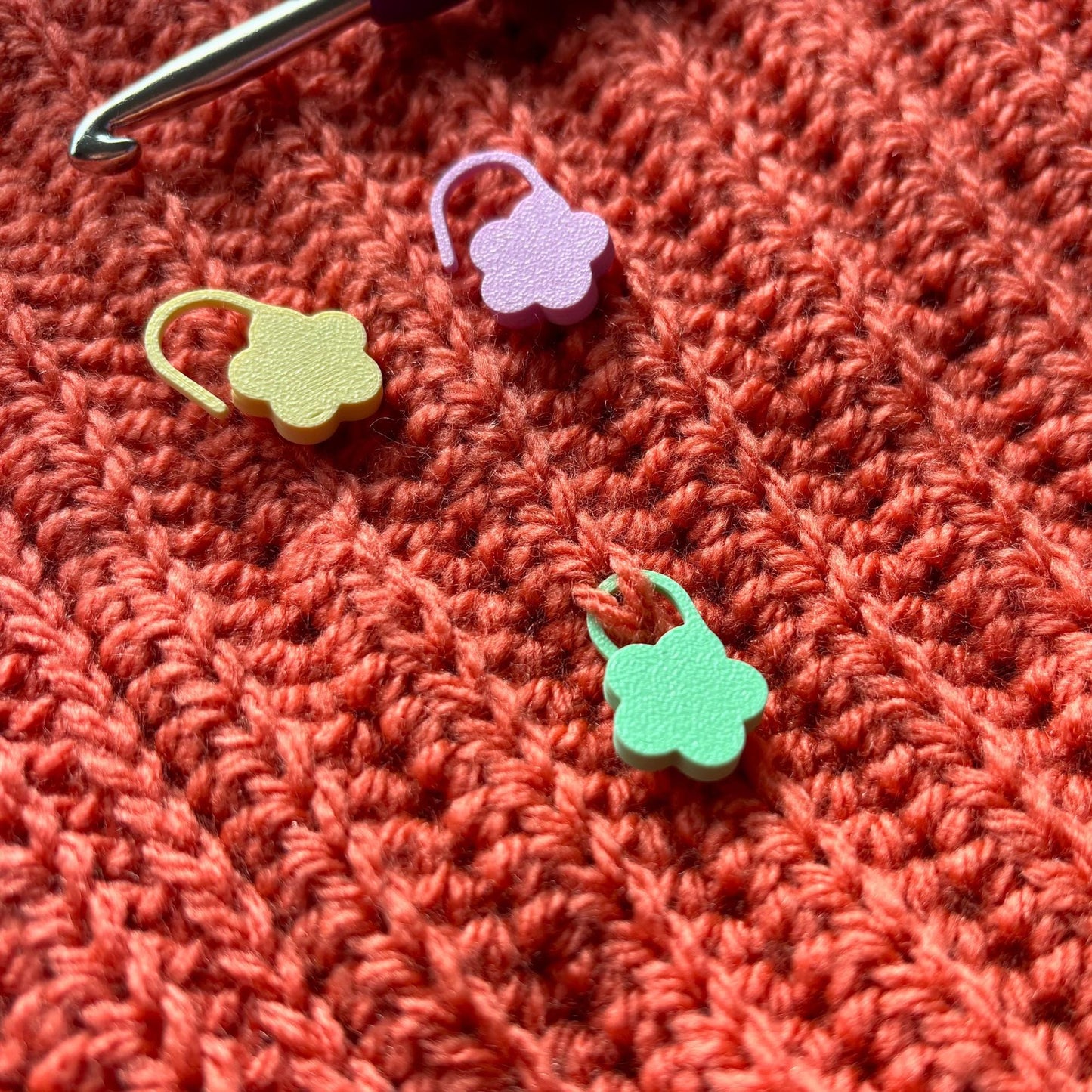 Flower Stitch Marker | Set of 20